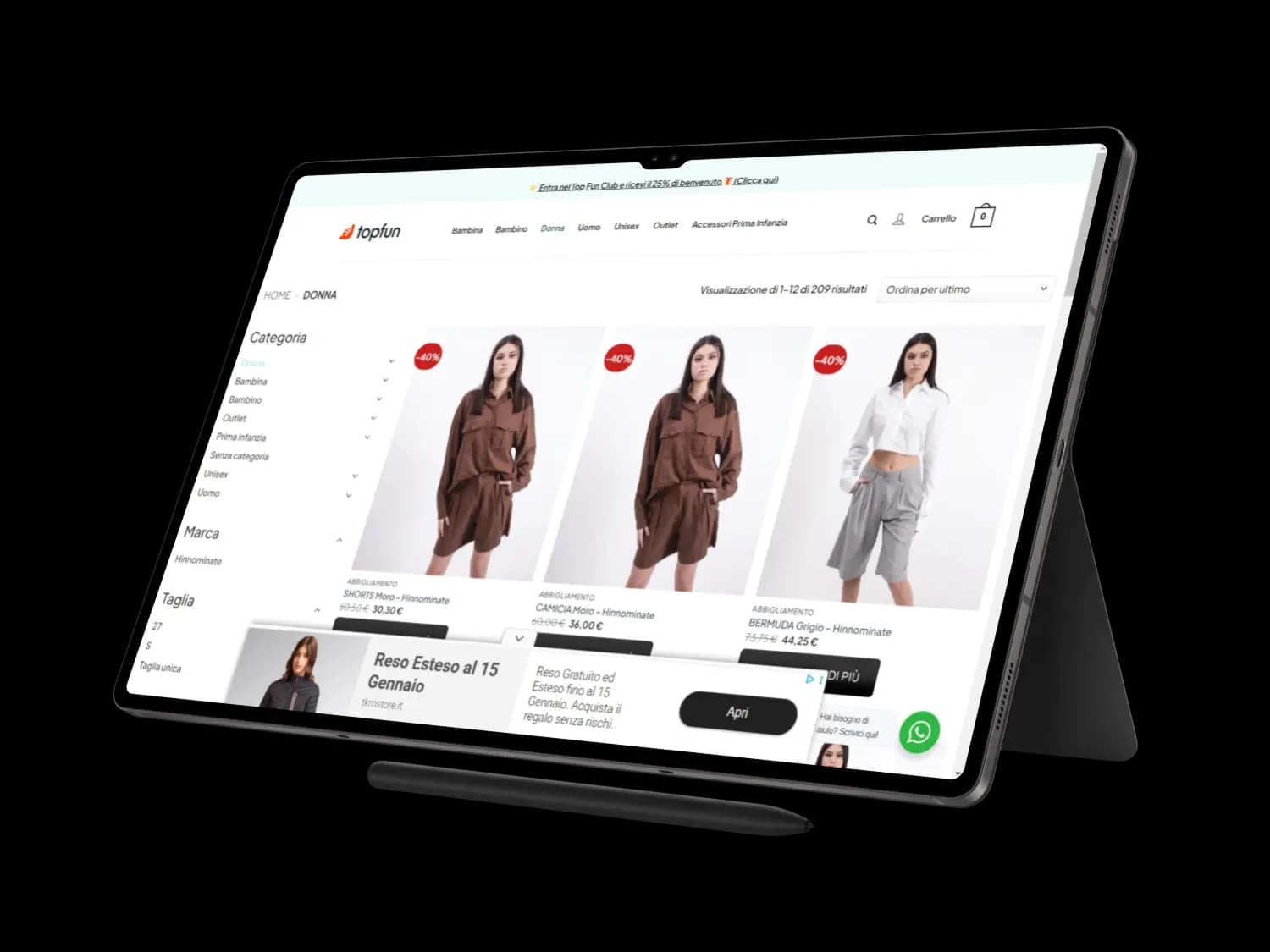 Clothes e-commerce