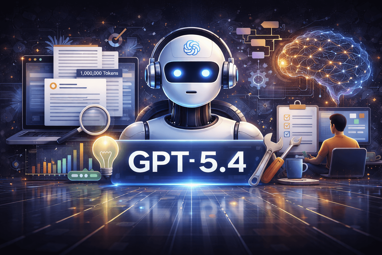 OpenAI presenta GPT-5.4: piu contesto, meno errori e tool usage piu efficiente